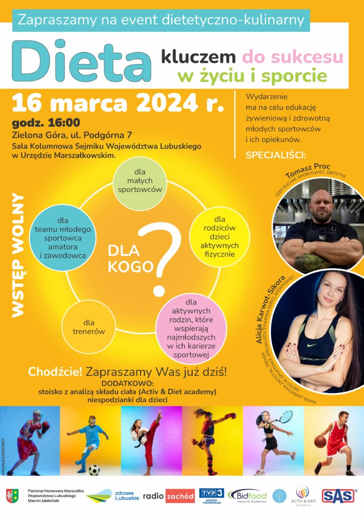 Dieta kluczem do sukcesu w życiu i sporcie